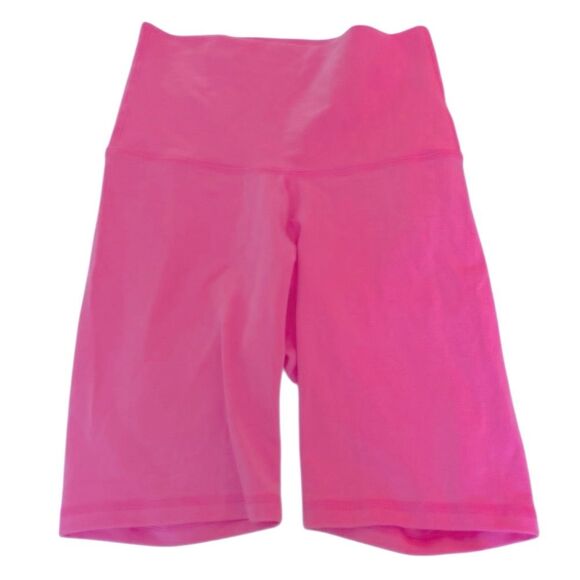 NWT Old Navy Active Go-Dry Bright Pink Cotton 8” Biker Shorts - Picture 1 of 5